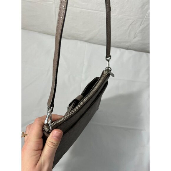 Michael Kors Mercer Large Snap Pocket Crossbody taupe - Picture 12 of 16